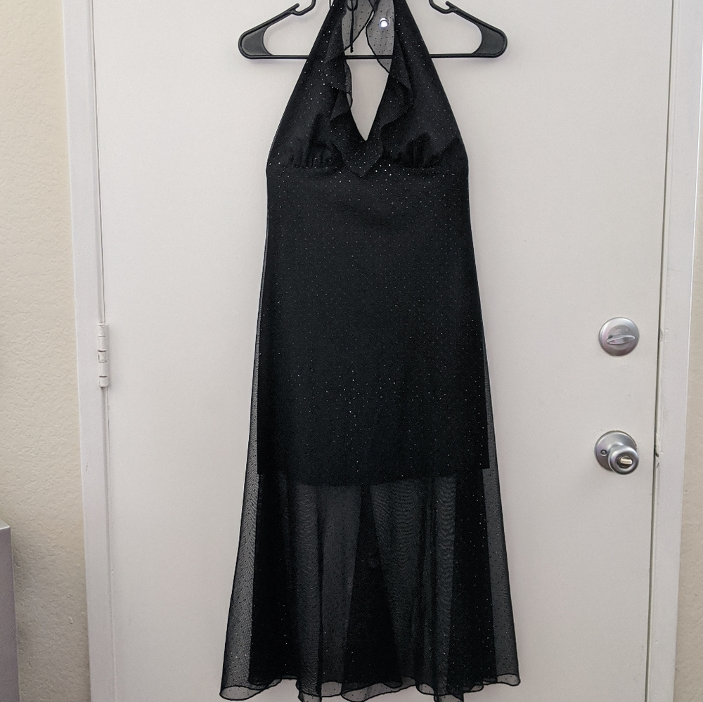 Sparkly Betsy Johnson Little Black Dress